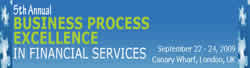 Image of 5th Annual Business Process Excellence in Financial Services